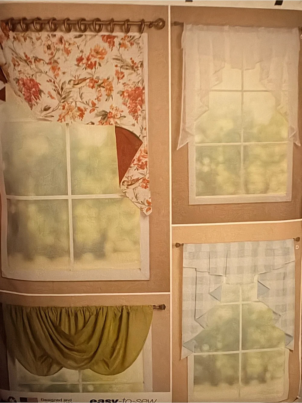 BN UNCUT SIMPLICITY 9571 OS SEWING PATTERNS CURTAINS